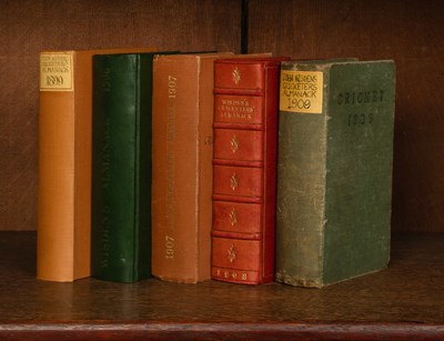 Lot 158 - John Wisden's Cricketers' Almanack, 1899, 1906 - 1909