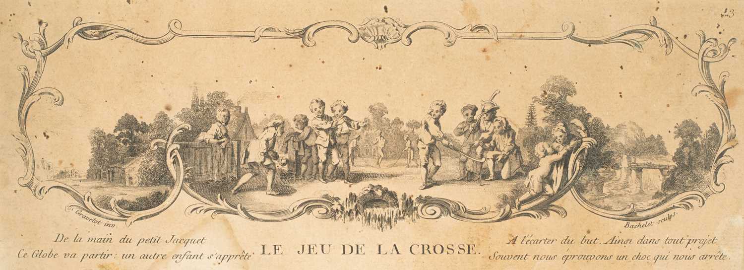Lot Gravelot [Bourguignon (Hubert-François)] 1699-1773)
