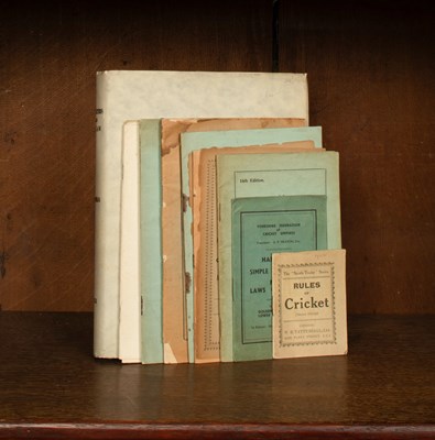 Lot 93 - [Laws of Cricket]
