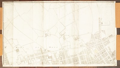 Lot 124 - Engraved map of Marylebone after Richard Horwood