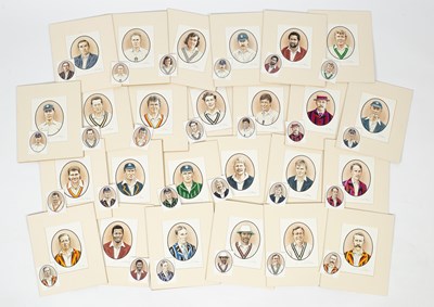 Lot 241 - A set of twenty-five watercolours by Mike Tarr (21st Century)