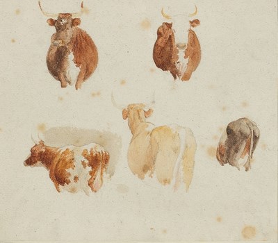 Lot 1041 - Attributed to Robert Hills (1769-1844)