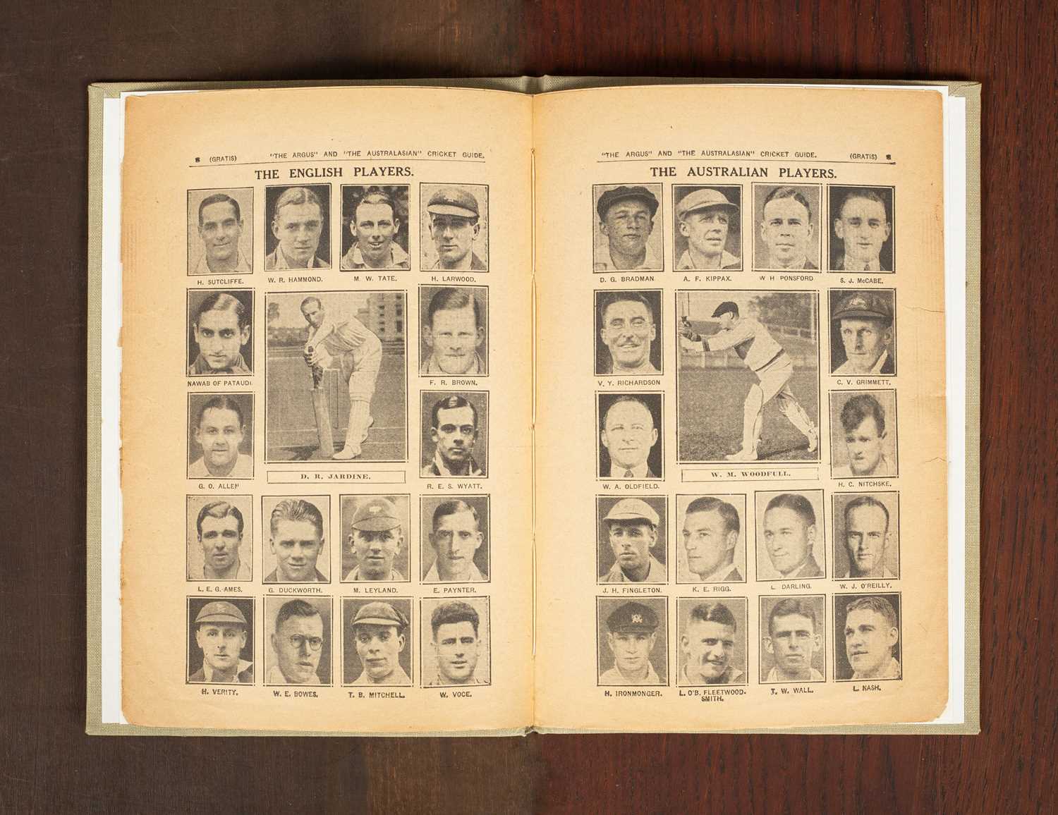 Lot 6 - [M.C.C. Tour of Australia 1932-33]