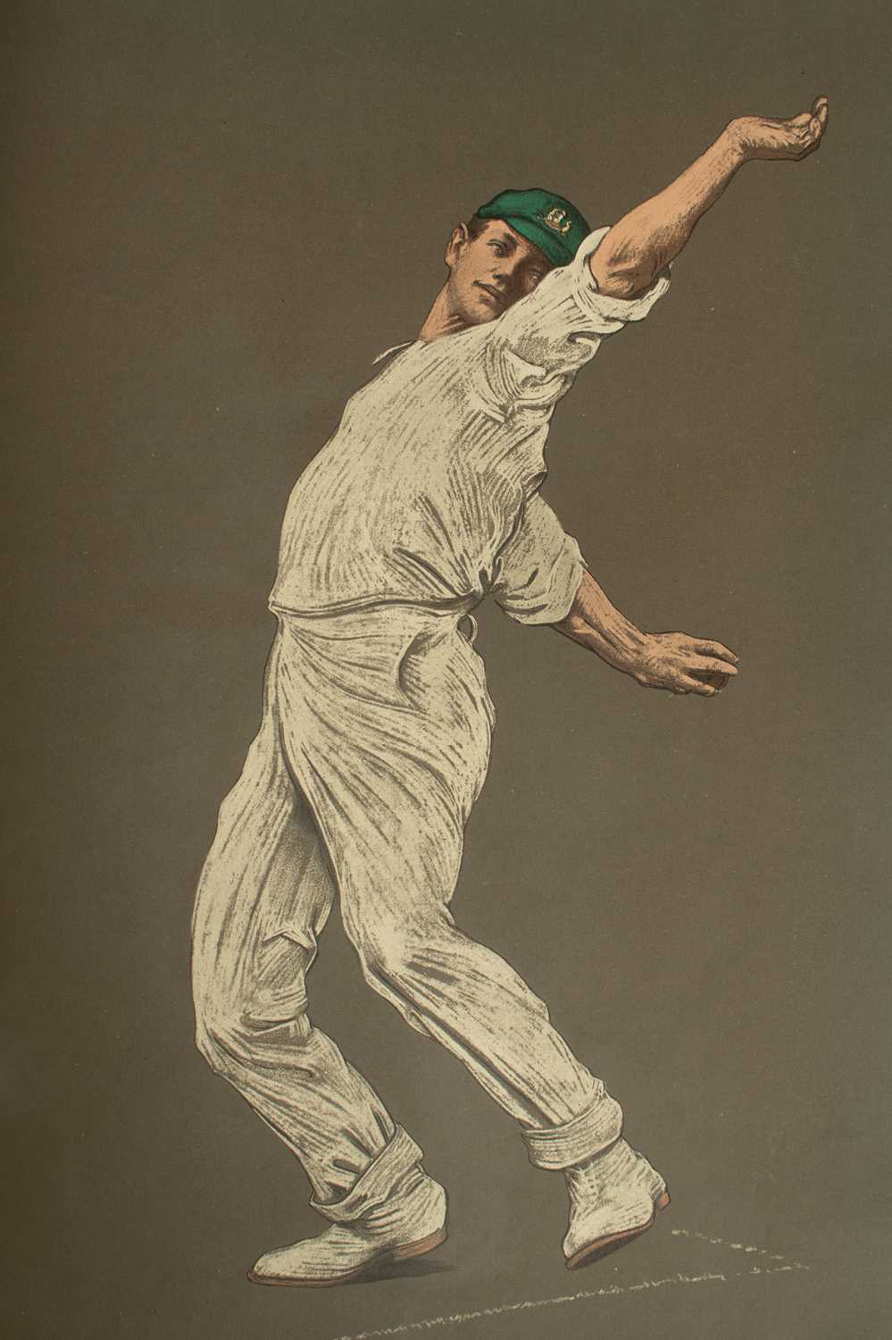 Lot Tayler (Albert Chevalier) The Empire's Cricketers