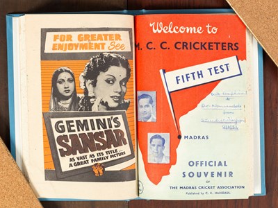 Lot 11 - [M.C.C. Tour of India 1951-1952]