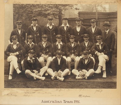 Lot 245 - Cricket Photography: Australian Team 1926