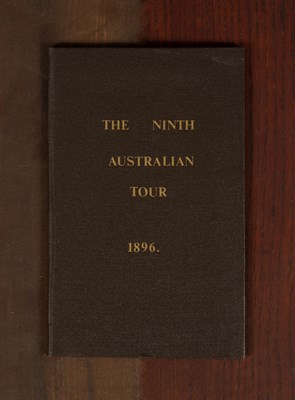 Lot 2 - The Ninth Australian Tour 1896