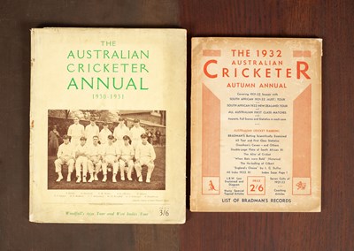 Lot 224 - [Australian Cricketer Annuals, 1930s]