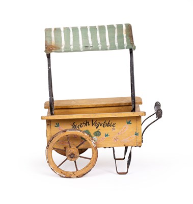 Lot 789 - A scale model vegetable sellers cart