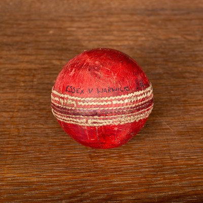 Lot 27 - A Readers red leather ‘Club’ cricket ball