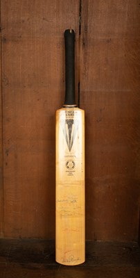 Lot 34 - A signed Duncan Fearnley ‘Supreme’ Centenary 1880-1980 Test Match Lord’s cricket bat