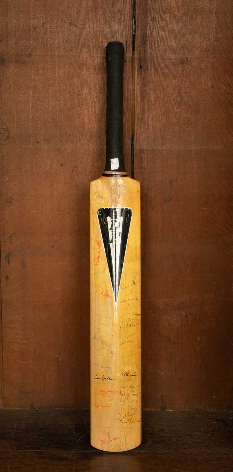 Lot 34 - A signed Duncan Fearnley ‘Supreme’ Centenary 1880-1980 Test Match Lord’s cricket bat