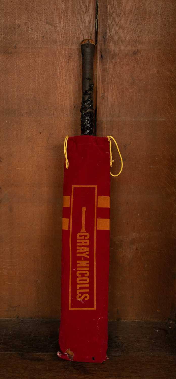 Lot 38 - A pre Second World War signed B. Warsop (Marylebone) cricket bat