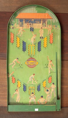 Lot 142 - An early 20th Century Amersham Pin Cricket bagatelle