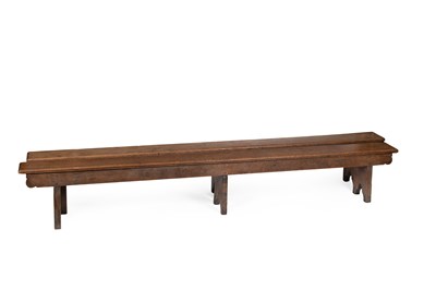 Lot 766 - A pair of Victorian oak benches