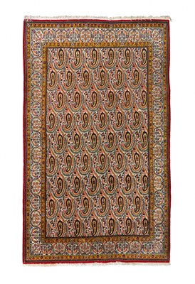 Lot 828 - A Qum rug