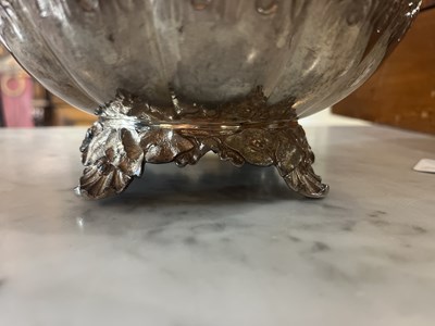 Lot 578 - A George IV silver part tea set