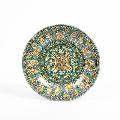 Lot 70 - A Continental footed bowl