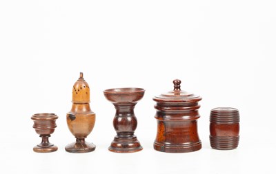 Lot 870 - A small quantity of 19th Century treen
