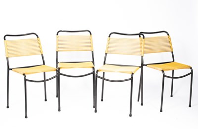 Lot 74 - Four Boulevard 'Lusty' metal framed chairs