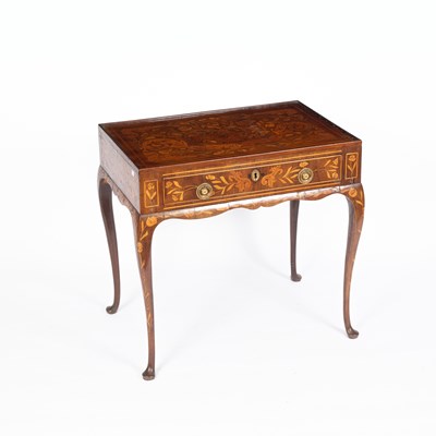 Lot 800 - An 18th Century Dutch marquetry tea table