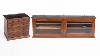 Lot 807 - A 19th Century mahogany apprentice chest