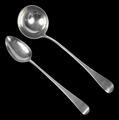 Lot 603 - A Victorian silver ladle