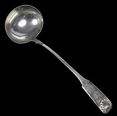 Lot 604 - A Scottish silver ladle