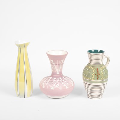 Lot 105 - An Austrian pottery jug