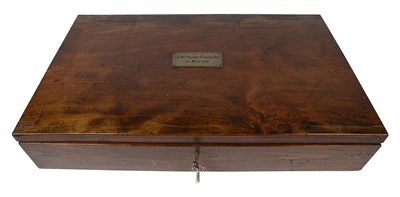 Lot 606 - A part canteen of George III silver flatware