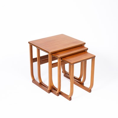 Lot 43 - A Parker Knoll a nest of three tables