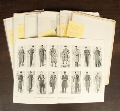 Lot 451 - [Men's Fashion Plates] a large collection, 1930s