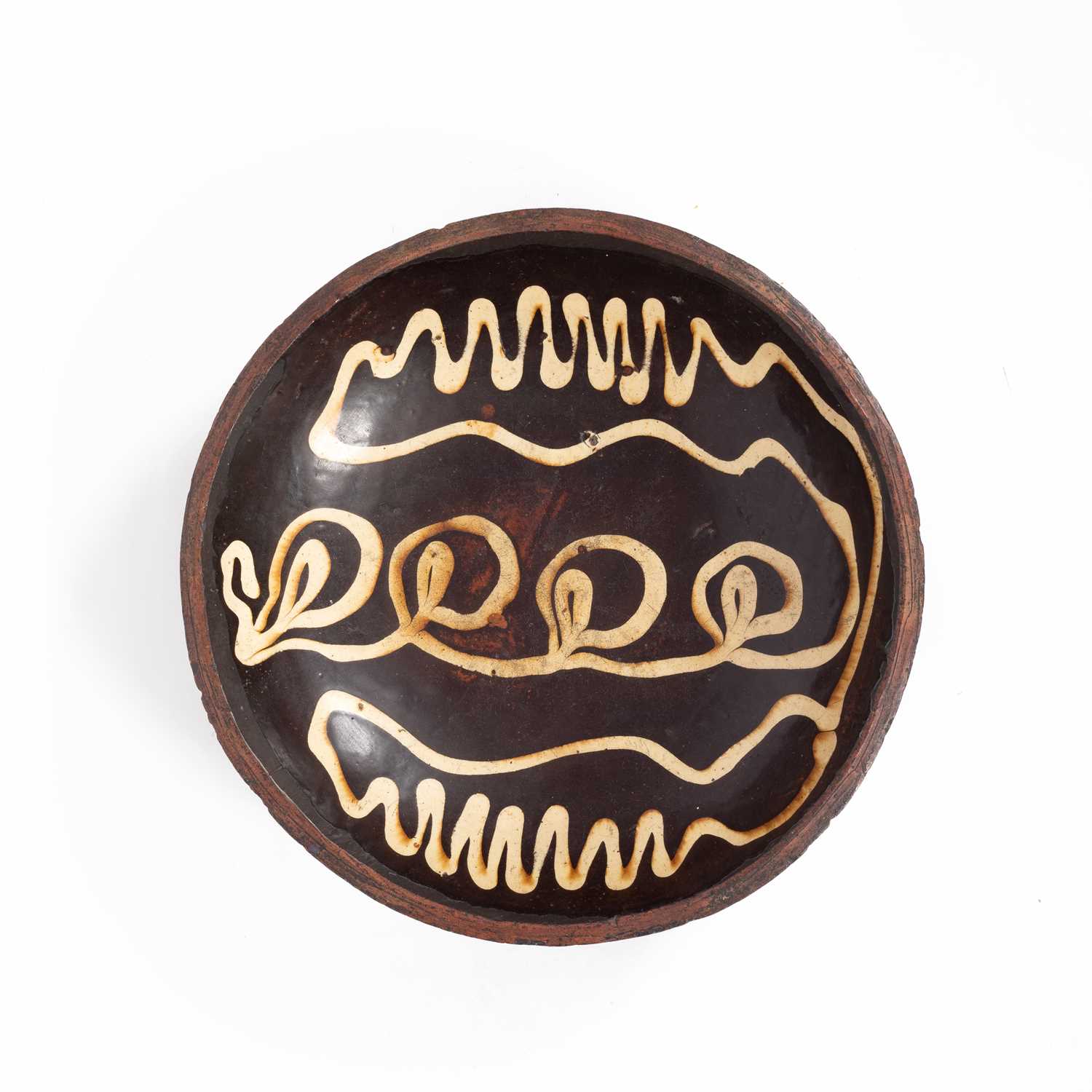 Lot 9 - An English slipware bowl