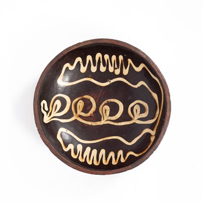 Lot 9 - An English slipware bowl