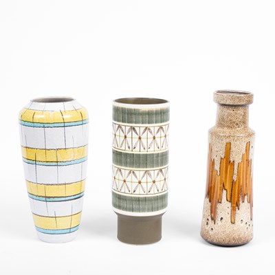 Lot 116 - Two West German pottery vases