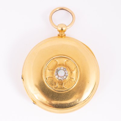 Lot 92 - An 18ct gold watch case