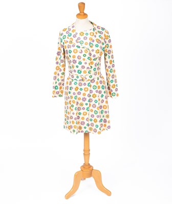 Lot 123 - A 1960s Dolly Rockers floral dress and matching jacket