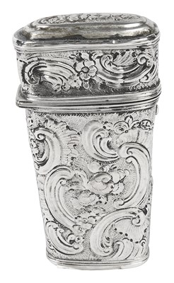 Lot 699 - A Continental white metal necessaire