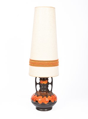 Lot 125 - A mid Century West German twin-handled lava lamp