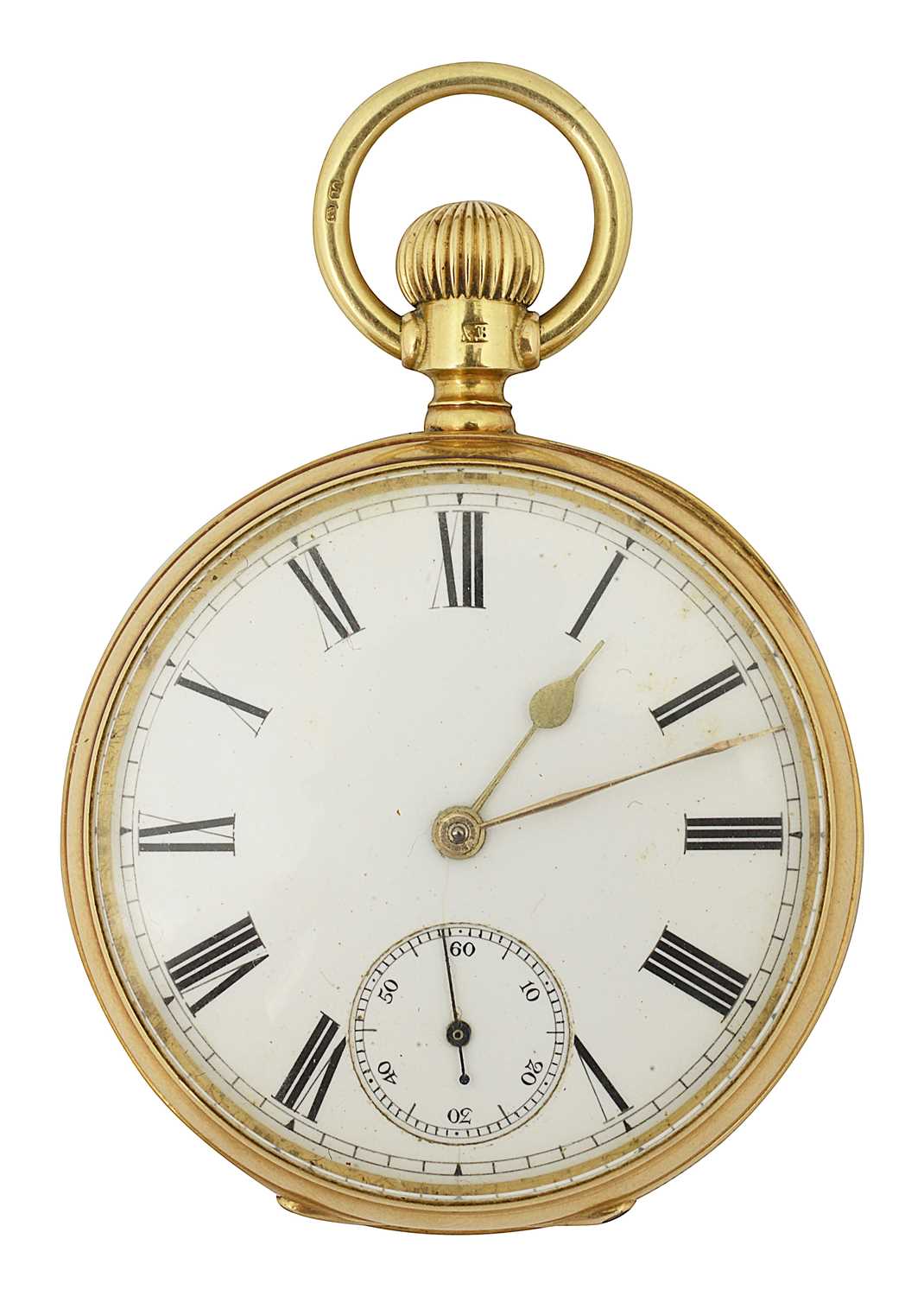 Lot 685 - A Victorian 18ct gold cased open-faced pocket watch