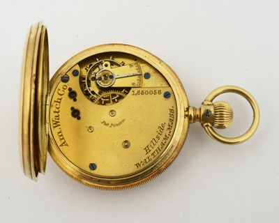 Lot 685 - A Victorian 18ct gold cased open-faced pocket watch