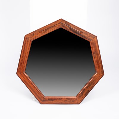 Lot 229 - Jeremy Green (born 1951) A heptagonal wall mirror
