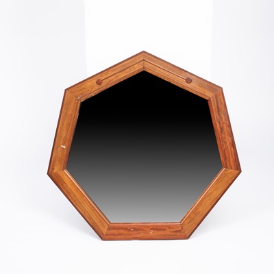 Lot 230 - Jeremy Green (born 1951) A heptagonal wall mirror