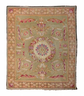 Lot 913 - A large Aubusson style tapestry wall hanging