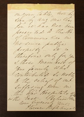 Lot 495 - Florence Nightingale (1820-1910)