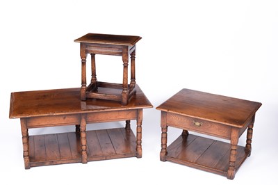 Lot 775 - An oak joint stool by Titchmarsh & Goodwin