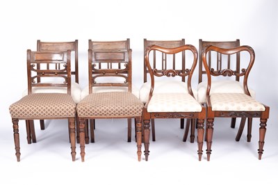 Lot 782 - A set of four 19th Century mahogany dining chairs