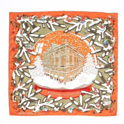 Lot 231 - A Hermès silk scarf