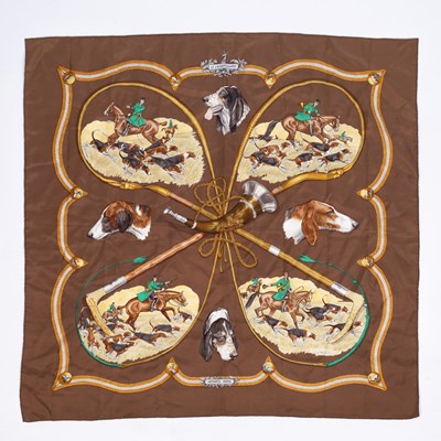 Lot 232 - A Hermès silk scarf