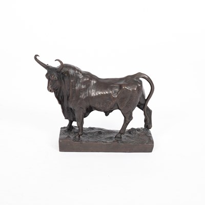Lot 234 - A French bronze bull